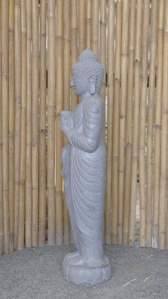 Product image 4 of the product “Standing Buddha with Lotus Flower, ca. 120 cm H ”